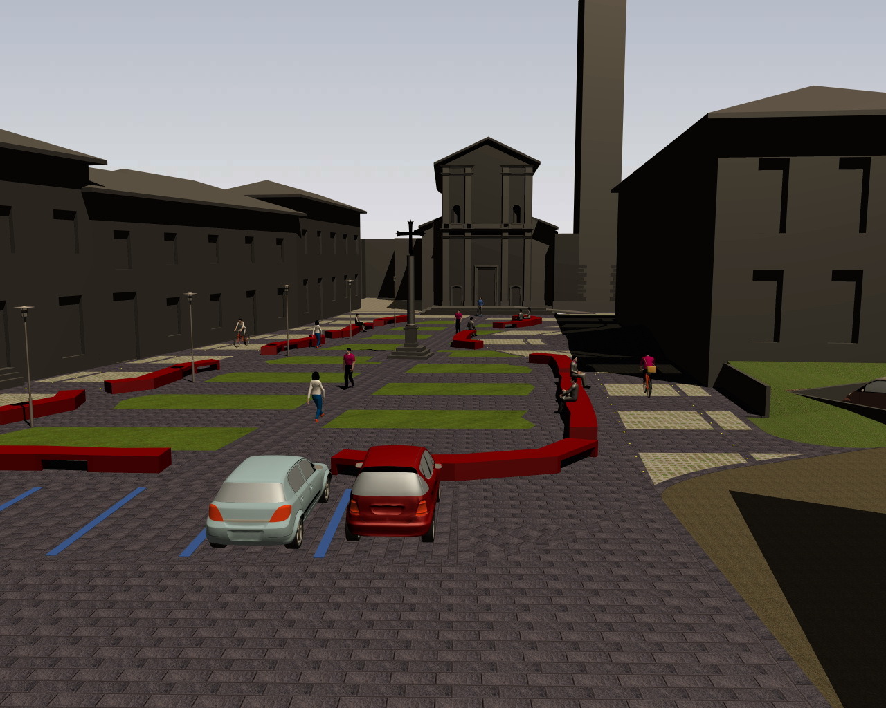 费内格罗中心广场改造设计-0