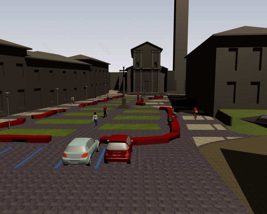 费内格罗中心广场改造设计-0