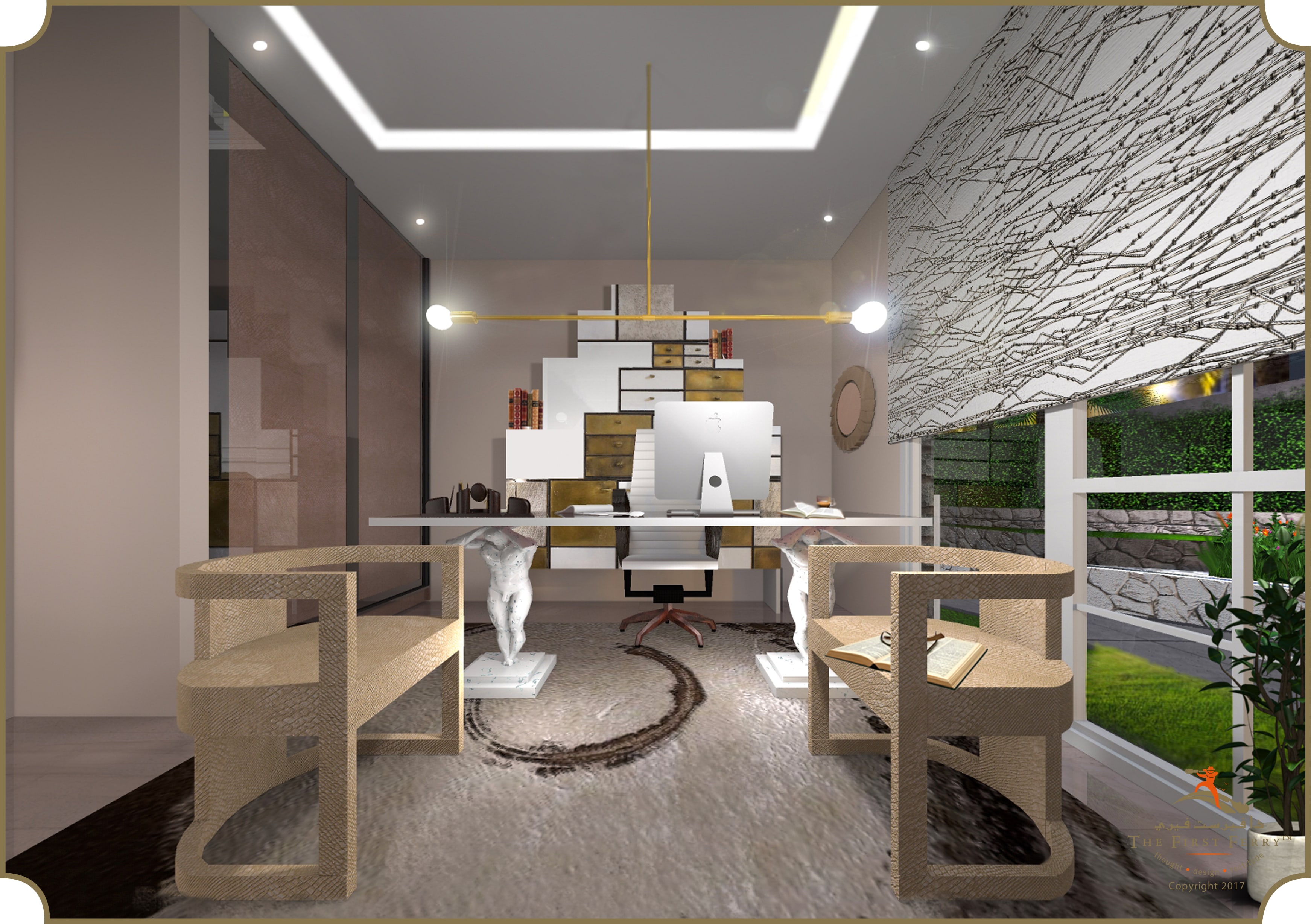 阿联酋沙迦别墅 | 现代与自然的和谐共生-11