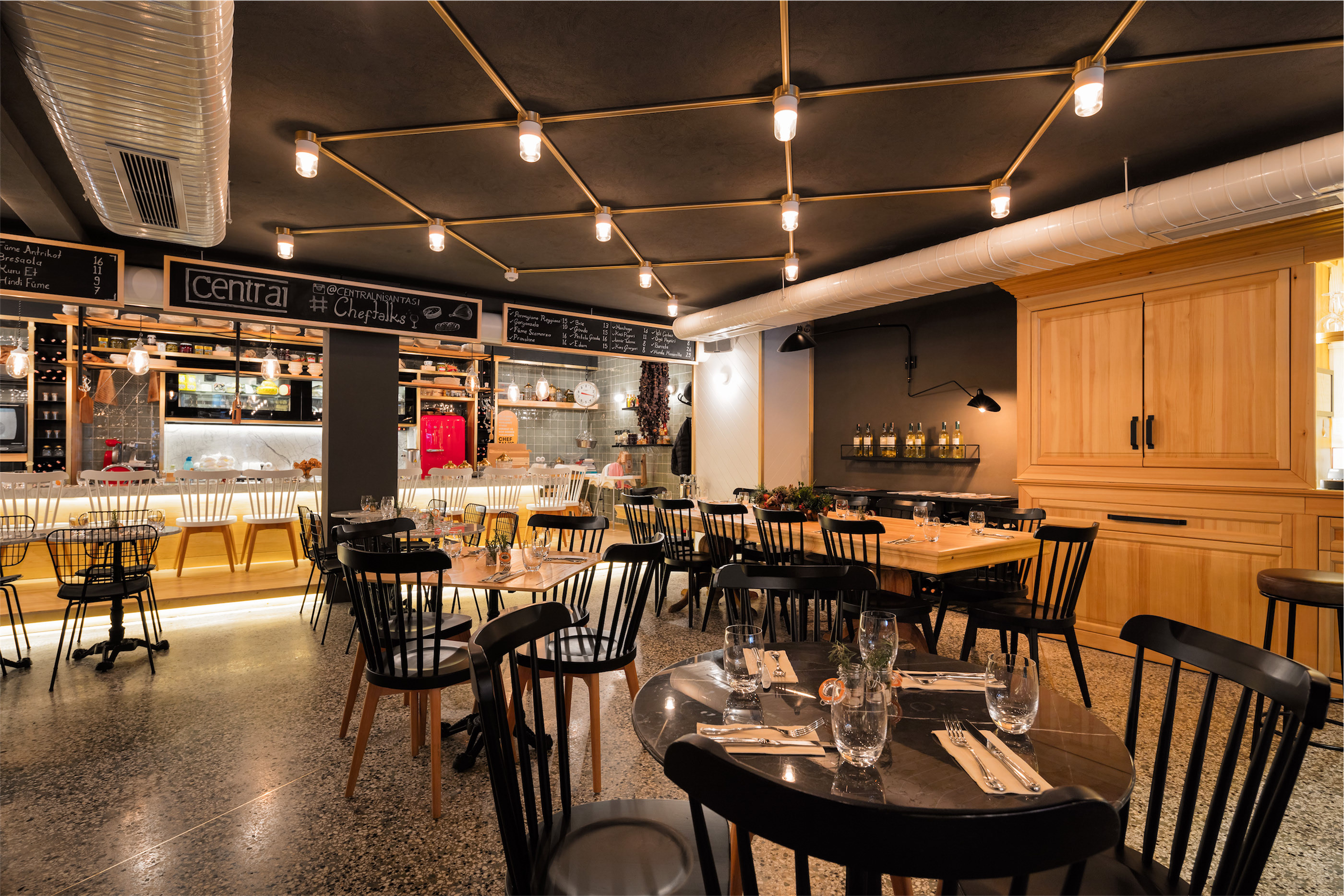 Istanbul Nişantaşı的中央餐厅-12