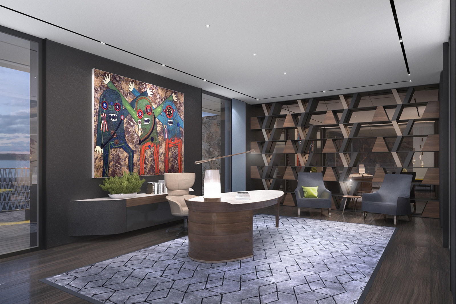 奥地利现代别墅设计与艺术融合-54