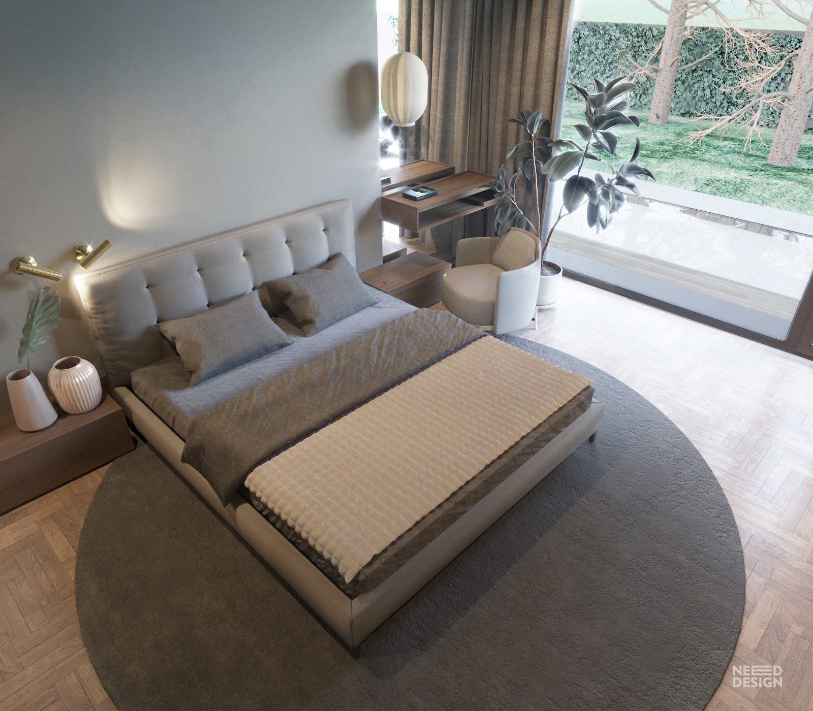 乌克兰 130 平米家庭住宅，钢饰面打造独特魅力-13