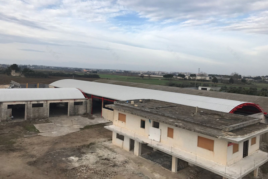 2016-2017 年意大利 Nardò工业仓库改造 | 1700 平米 Ethernit 覆盖屋顶翻新-47