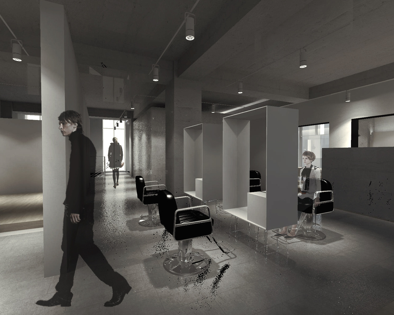 2014 年 ROOPS 发廊 | 临时性室内设计佳作-5