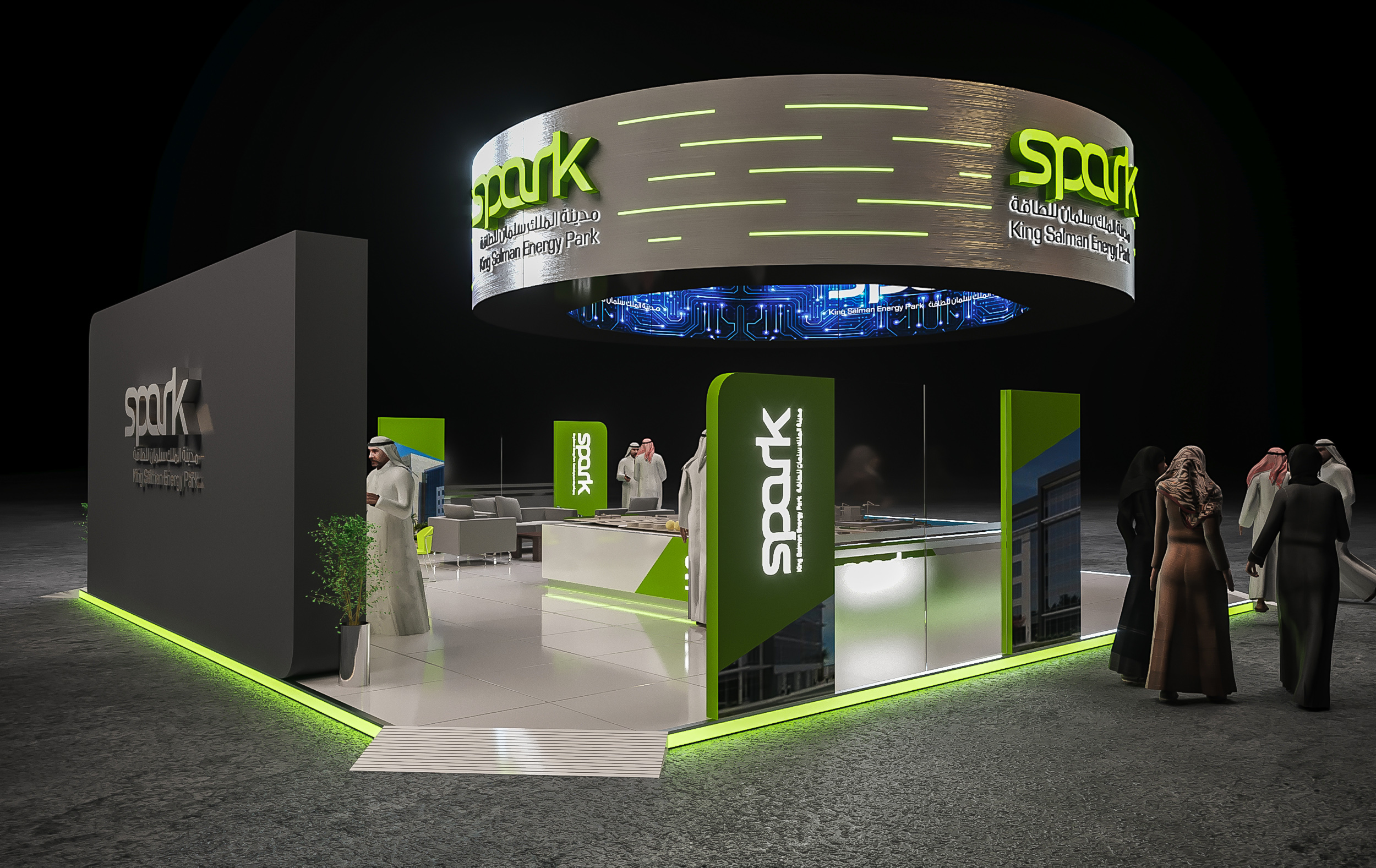 沙特能源公园 10 米 ·10 米展览设计-4