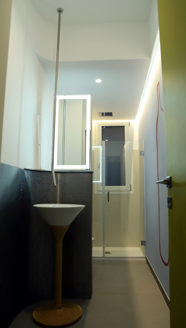 现代风格公寓设计，绿色与白色打造生活空间-45