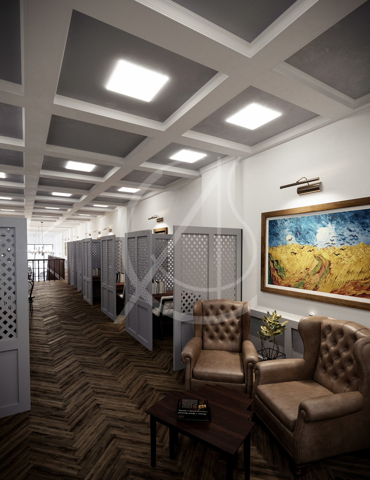 英伦风融合沙特文化，打造校园热点学生咖啡厅-25