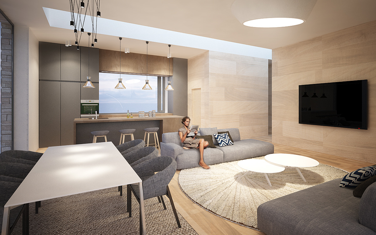 现代简约风独栋别墅设计-2