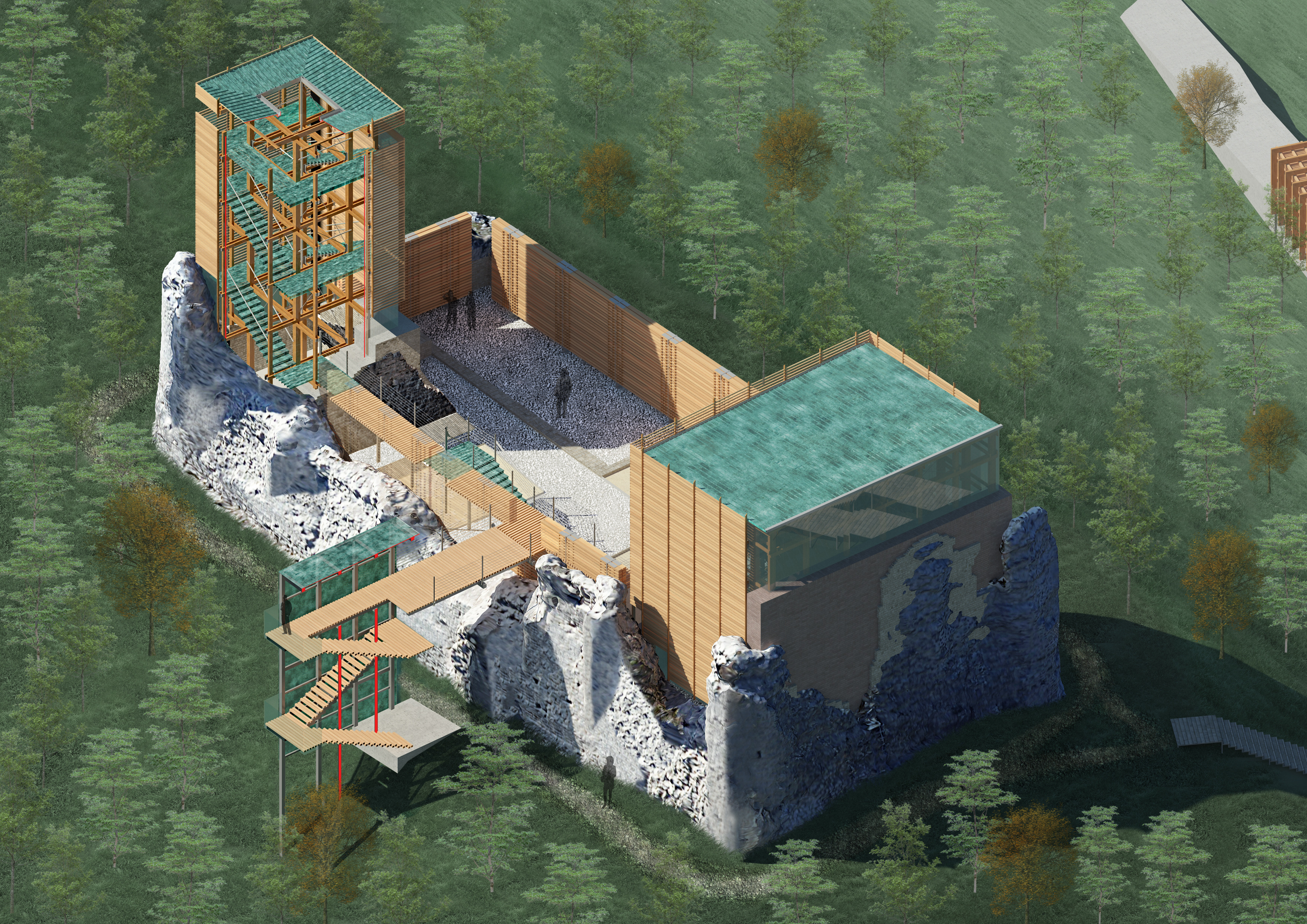 城堡复兴 · Roccacolonnalta 修复与再利用-11