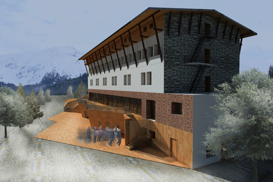 波兰山间酒店“Kalatówki”的现代传统融合设计-2