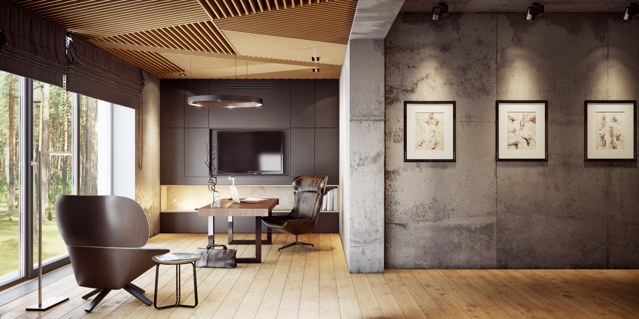 2016 年业主办公室室内设计案例解析-7