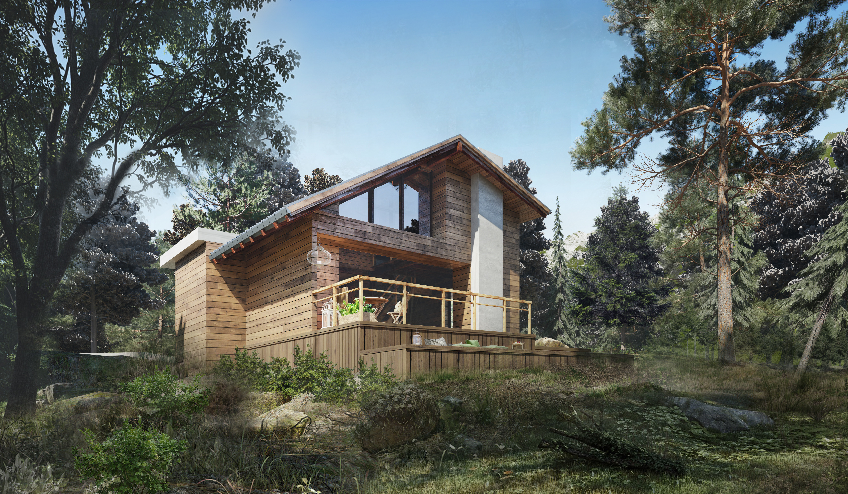 周末度假别墅 | 简约乡村风格营造温馨恬静空间-1