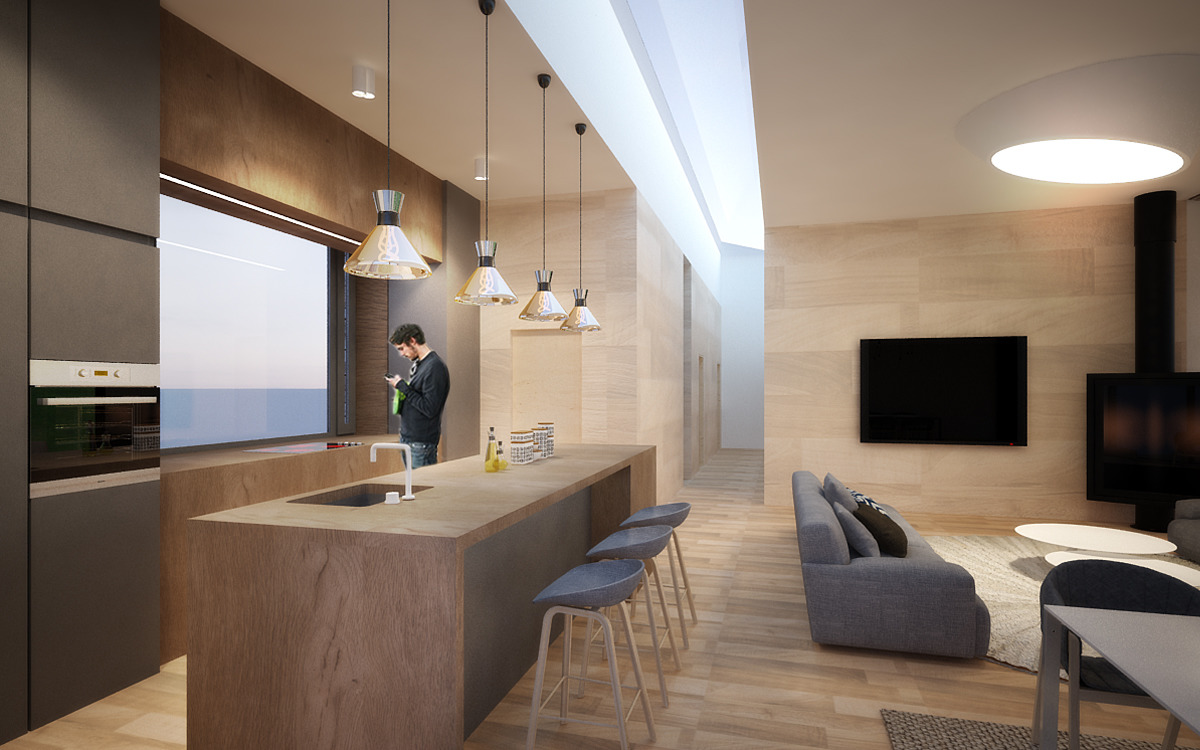 现代简约风独栋别墅设计-3