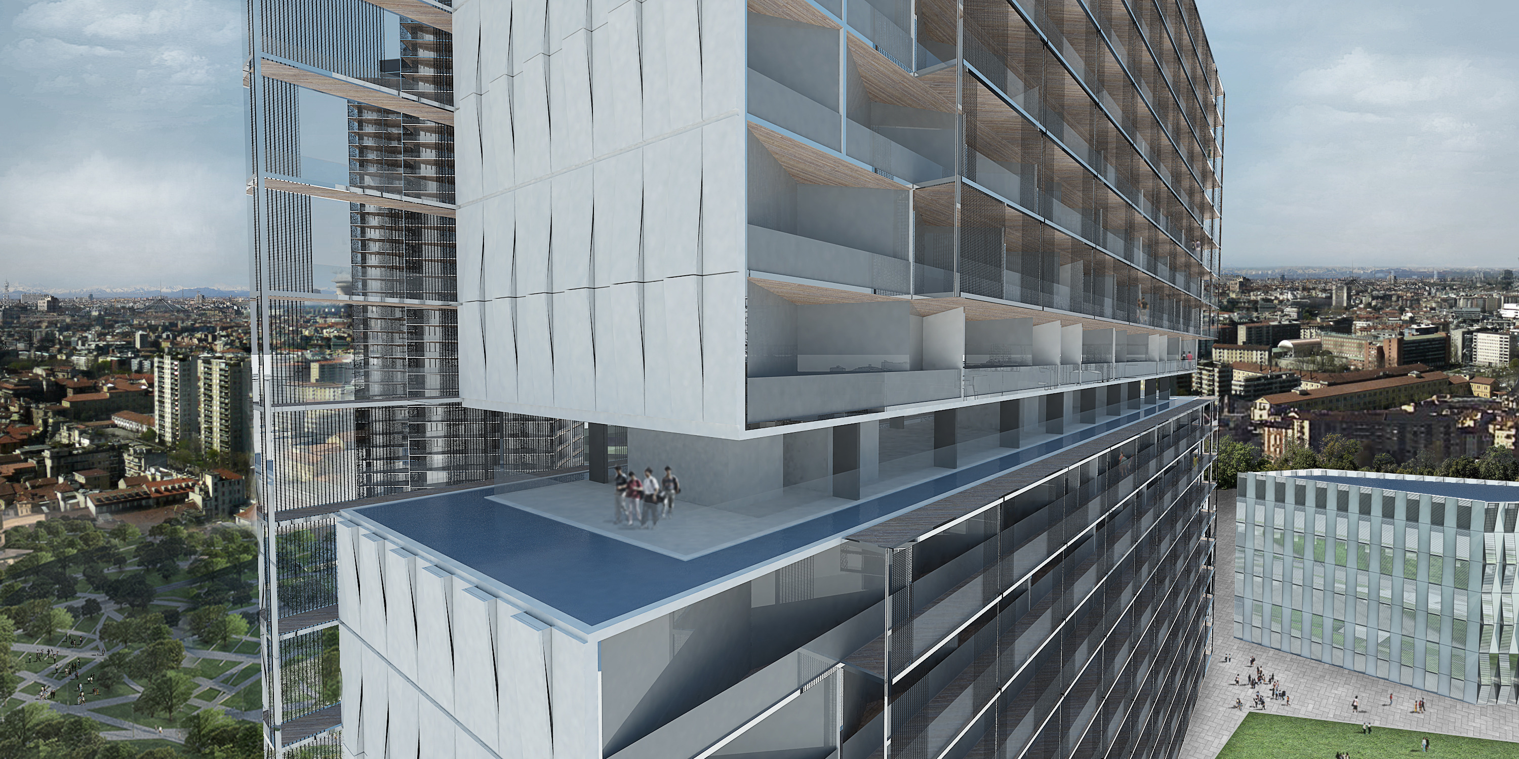 米兰城市生活住宅塔楼 | 可持续发展与功能的完美融合-4