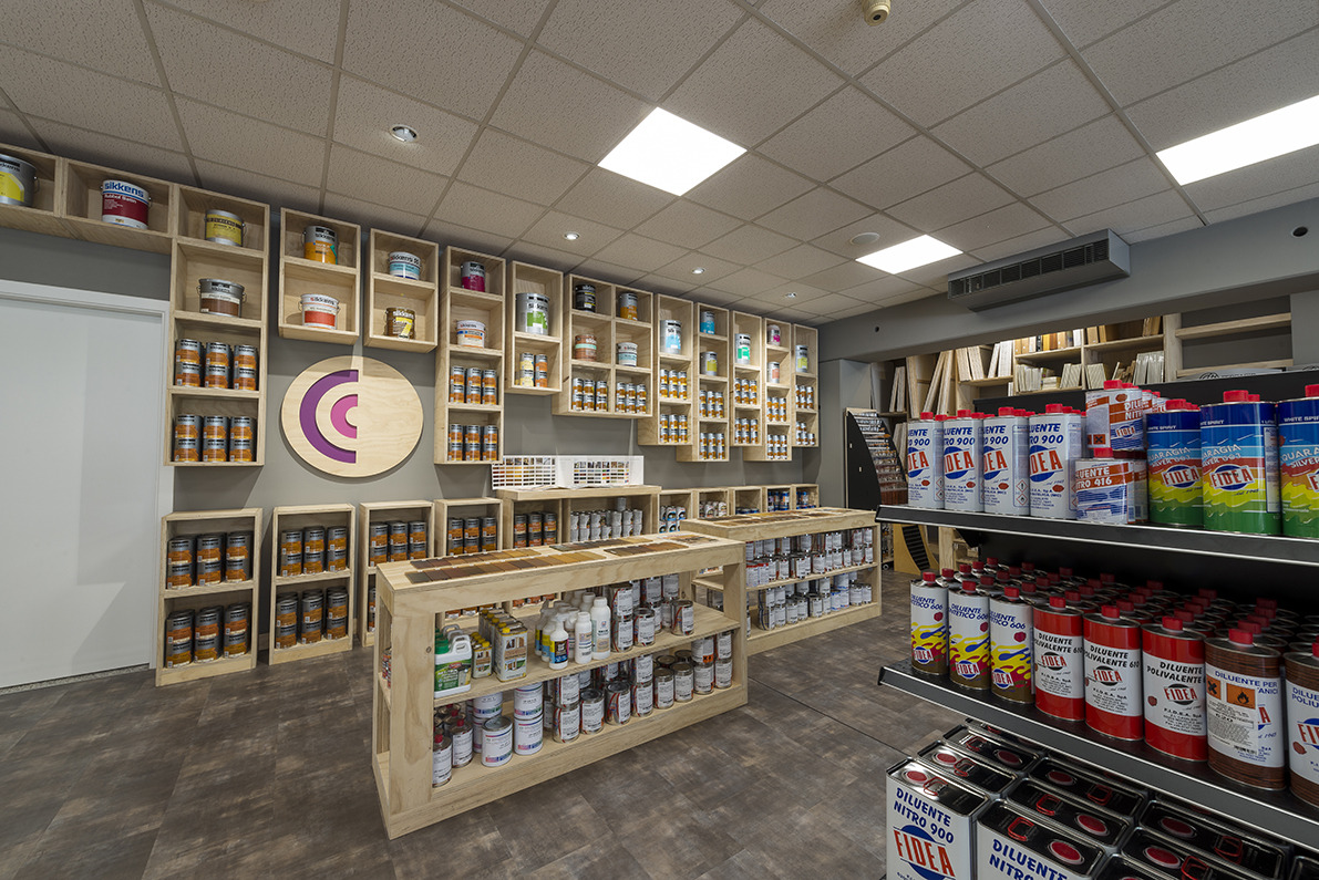 Colorificio Carnico 色彩展示空间-4