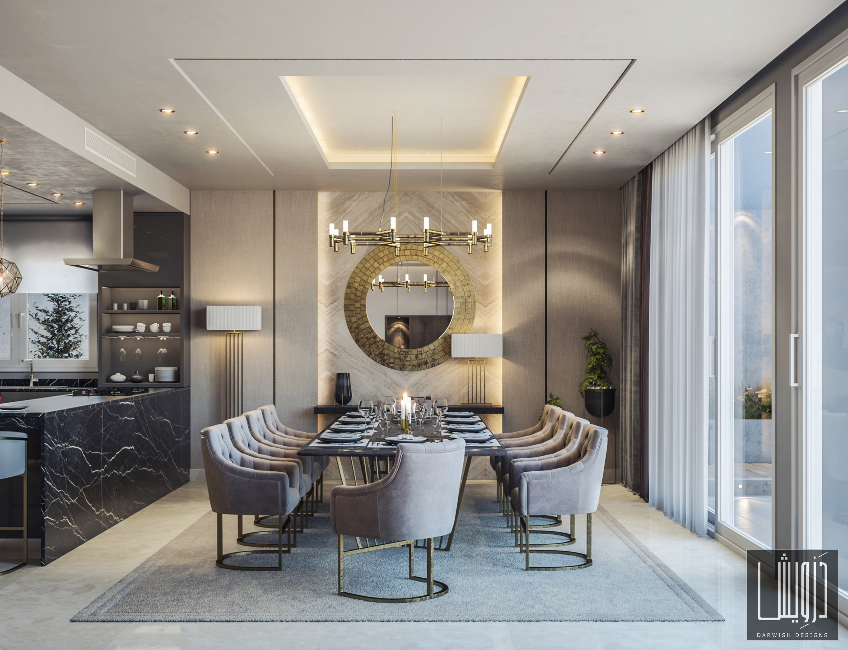 沙特阿拉伯豪华别墅设计-16