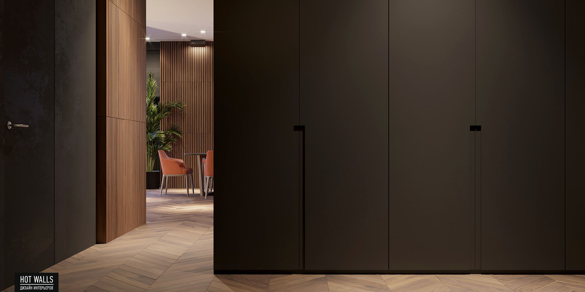 莫斯科公寓设计，融合城市风光与室内美学-23