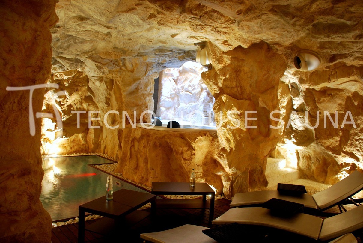 岩石人工洞穴中的养生中心-7