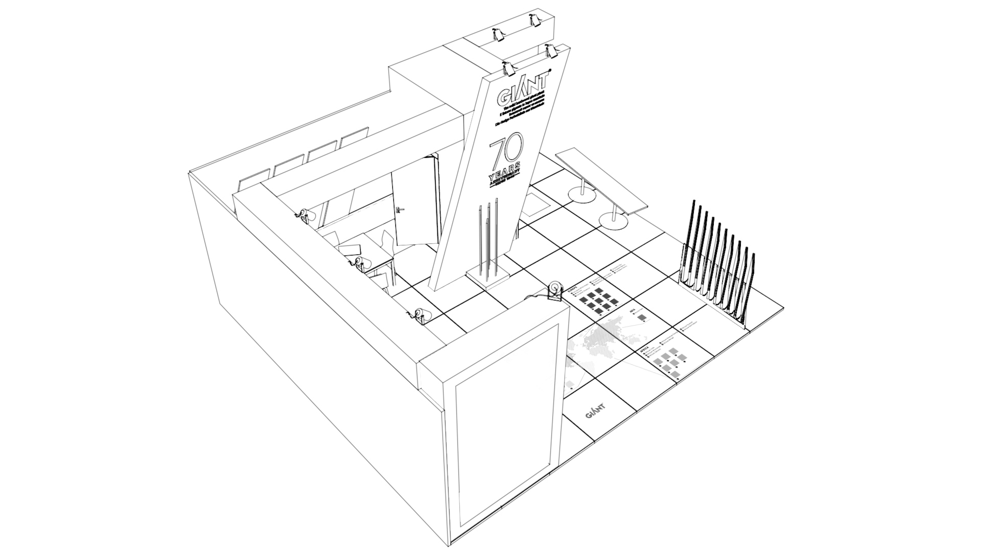 Stand Giant®在 2016 年 Domotex 展会的 60 平米展览空间设计-7