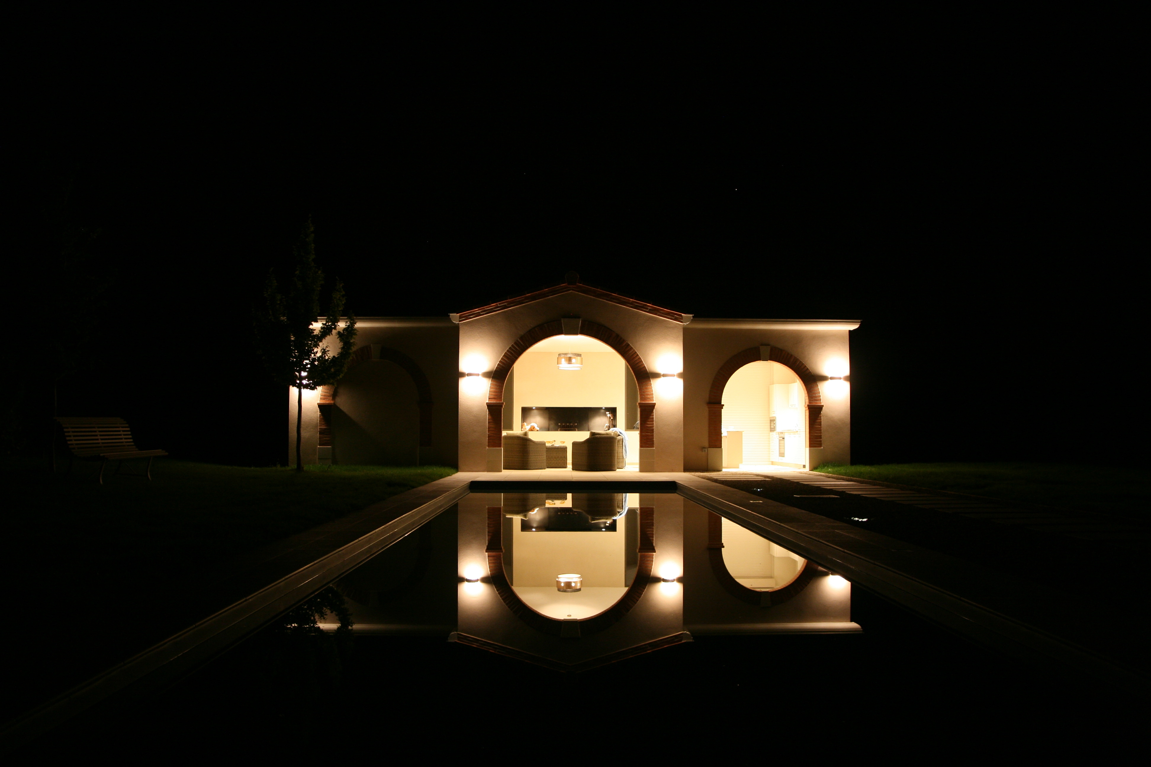 葡萄园中的夏日泳池别墅-10