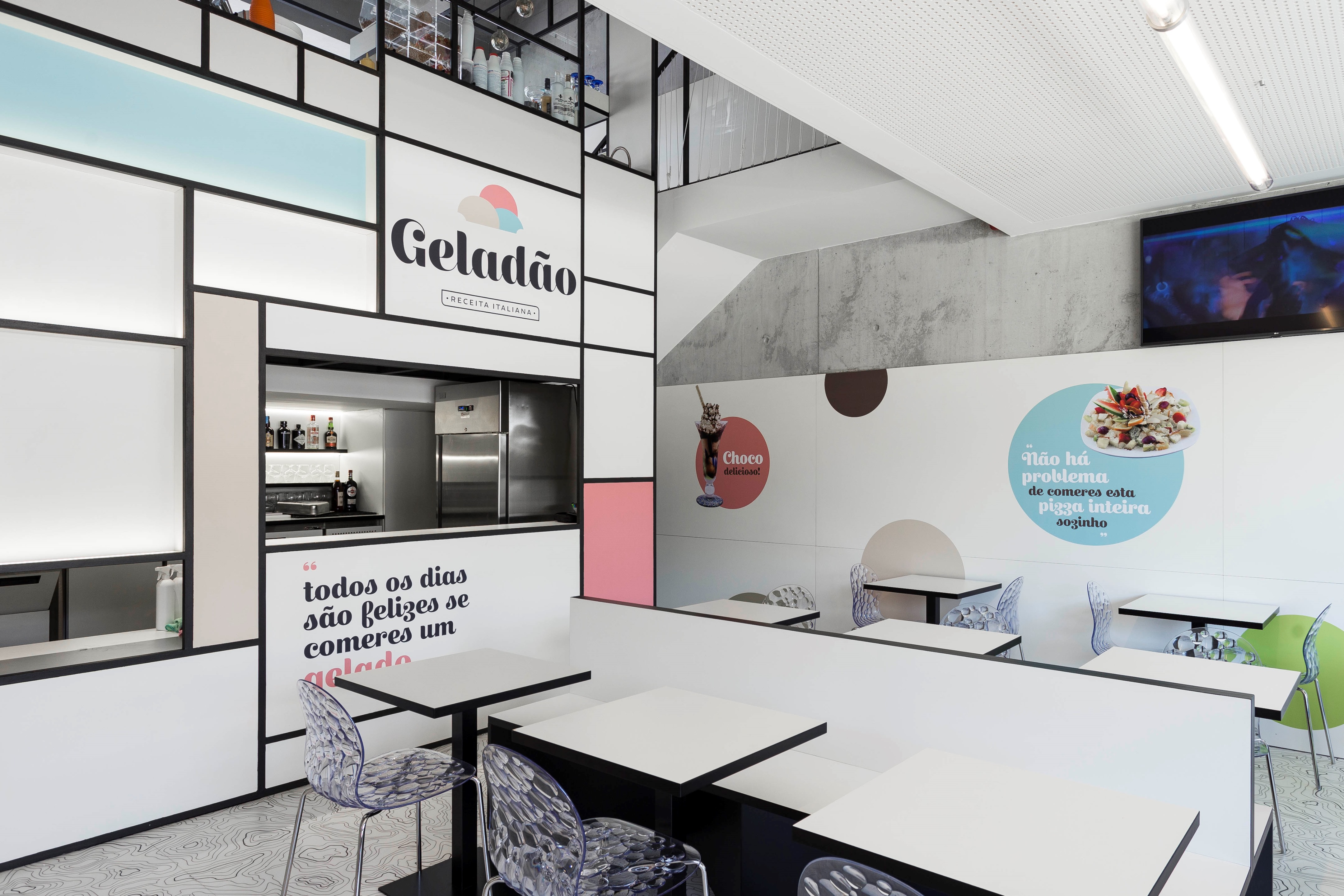 2017 年完成的 1605_Geladão 餐厅室内设计-8