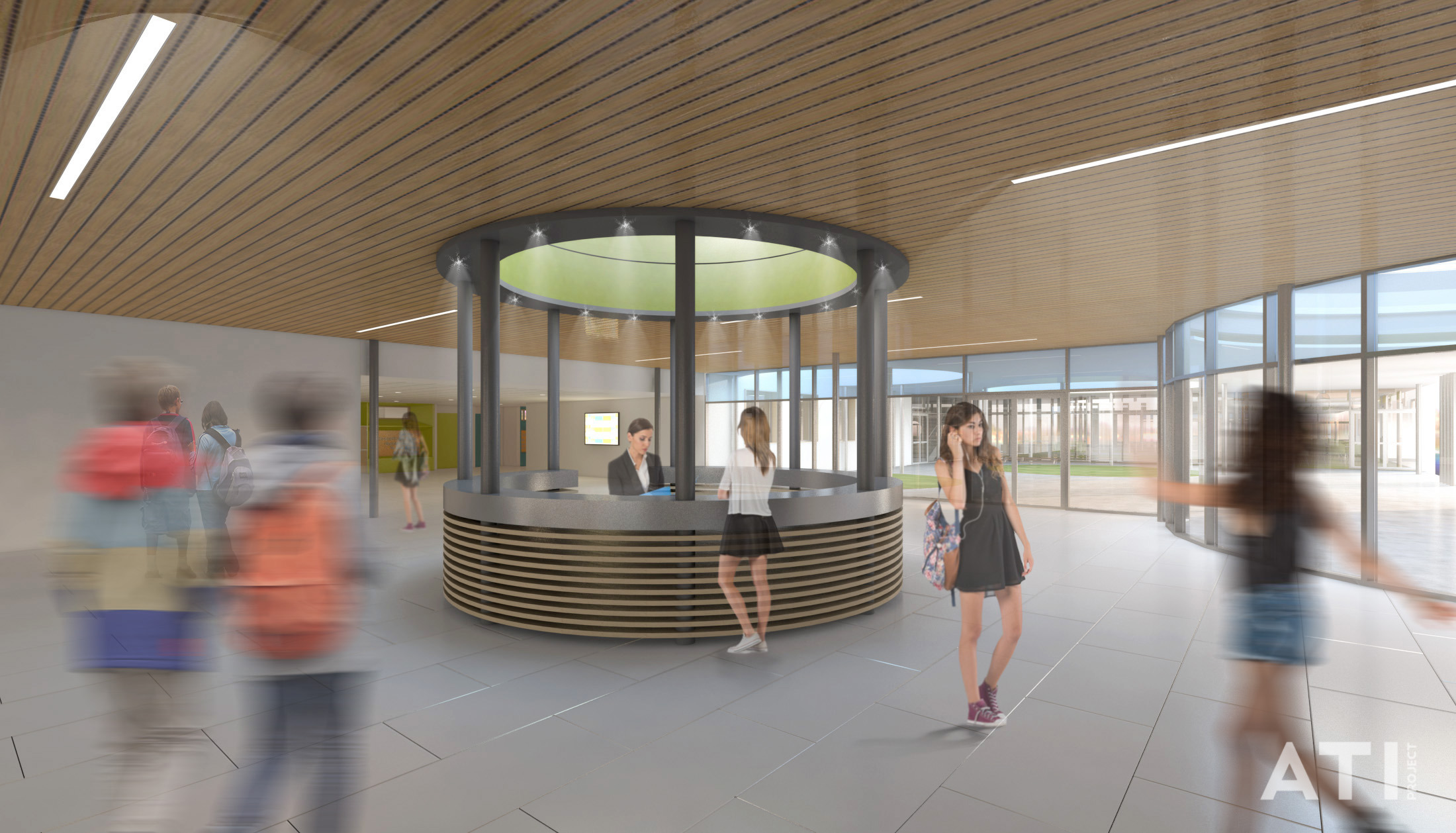 米兰新国立学校 | 绿色环保,智能科技的现代校园-3