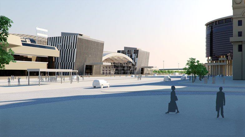 Minsk·Central(梦幻透明屋顶下的 Minsk 中央车站综合体)-3