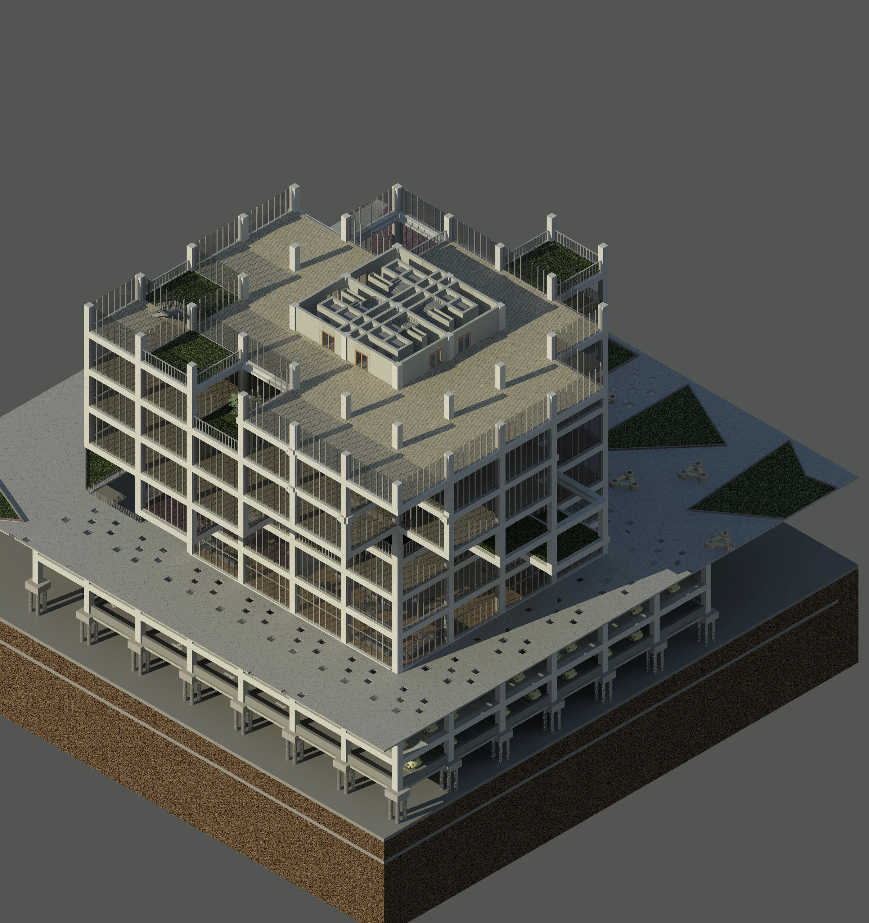 丹麦天空村 Rodovre 混合用途塔楼的 BIM 协调项目-14