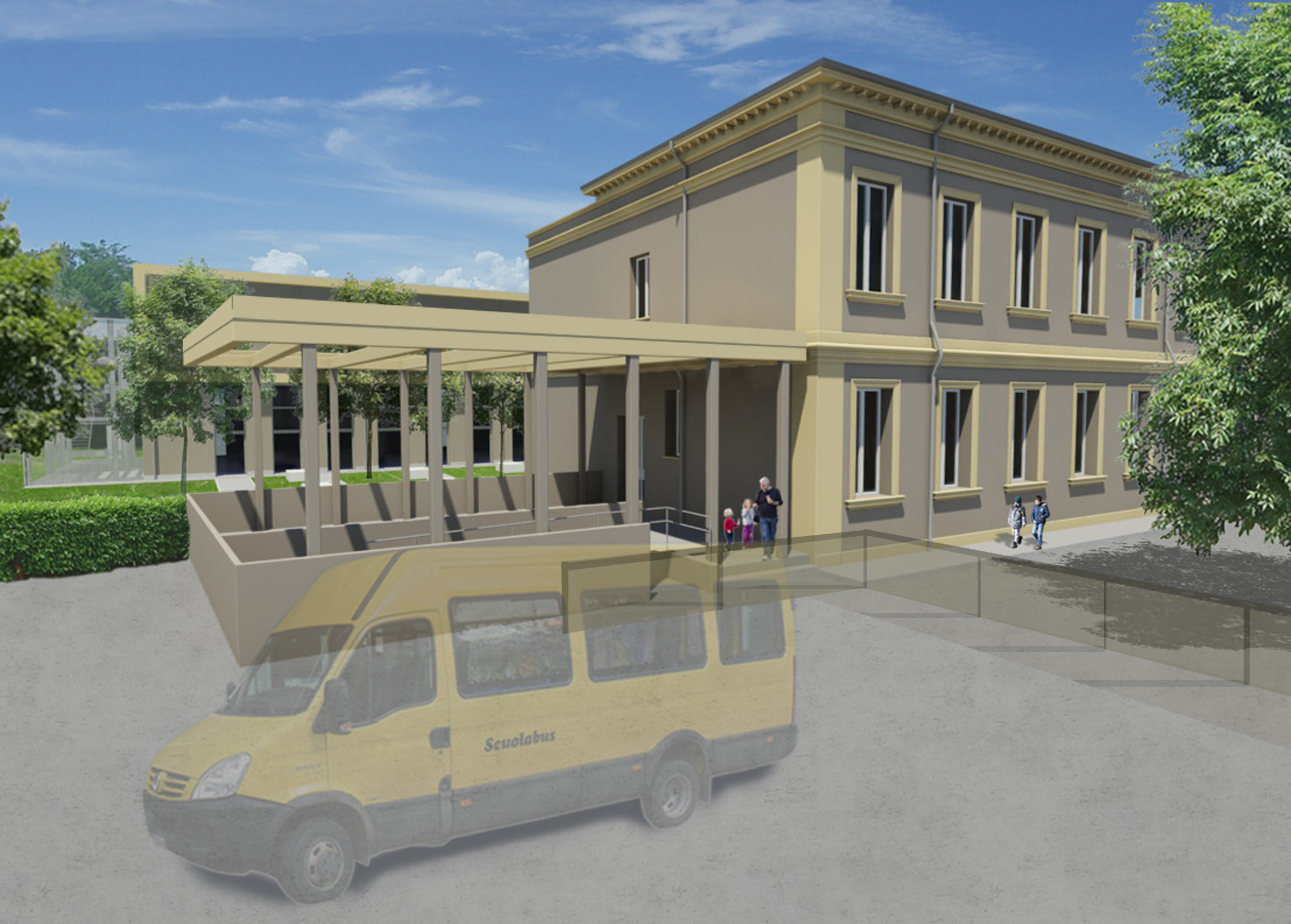 意大利 Foresti 小学扩建工程-12