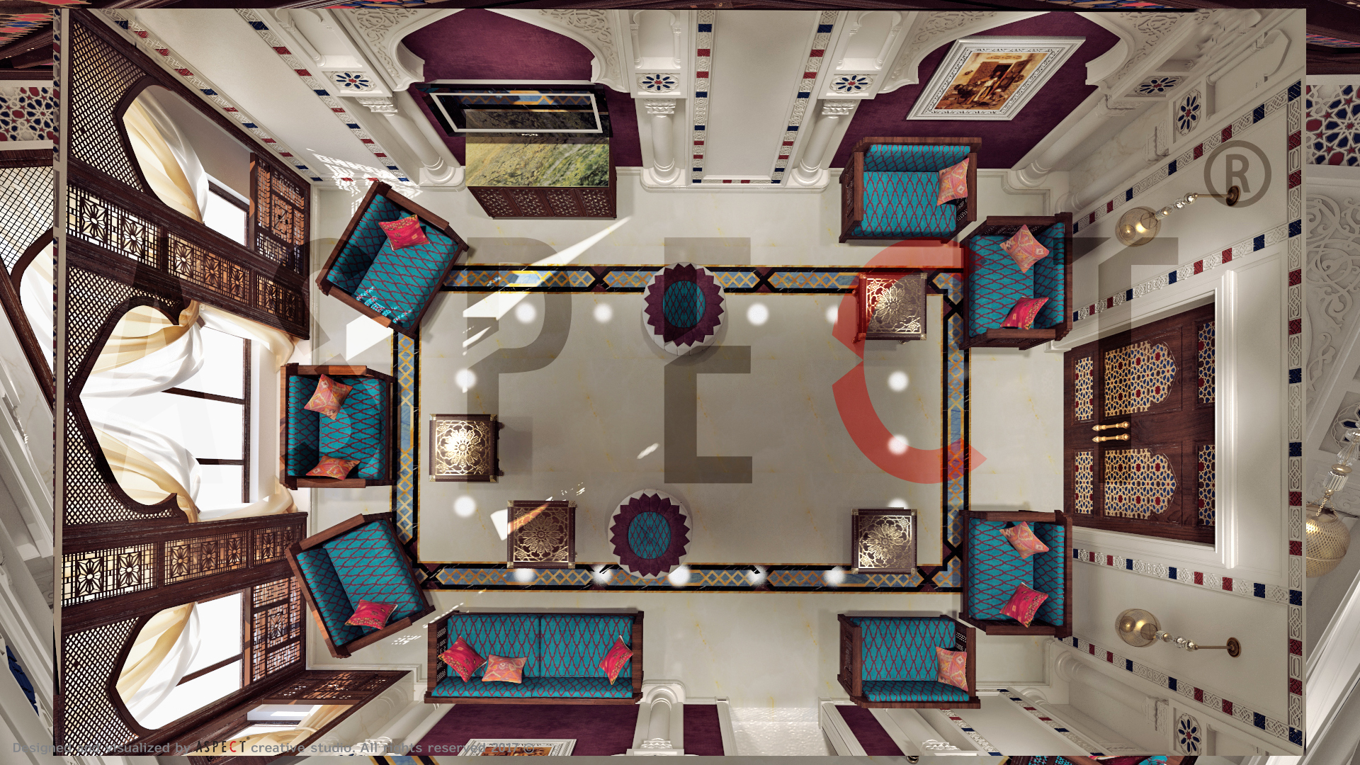 摩洛哥风格客厅设计 | 神秘与激情的碰撞-7