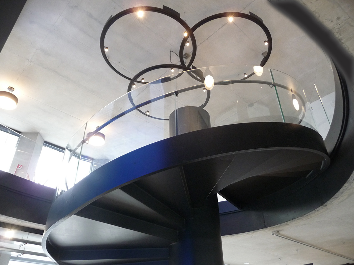 微软米兰新总部螺旋楼梯设计-22