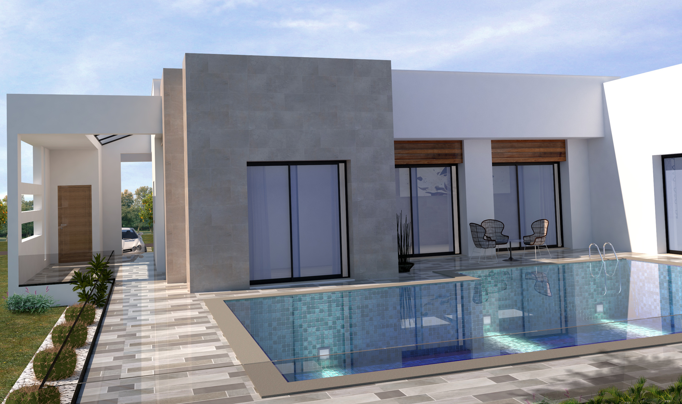 简约精致的橙园别墅设计-4