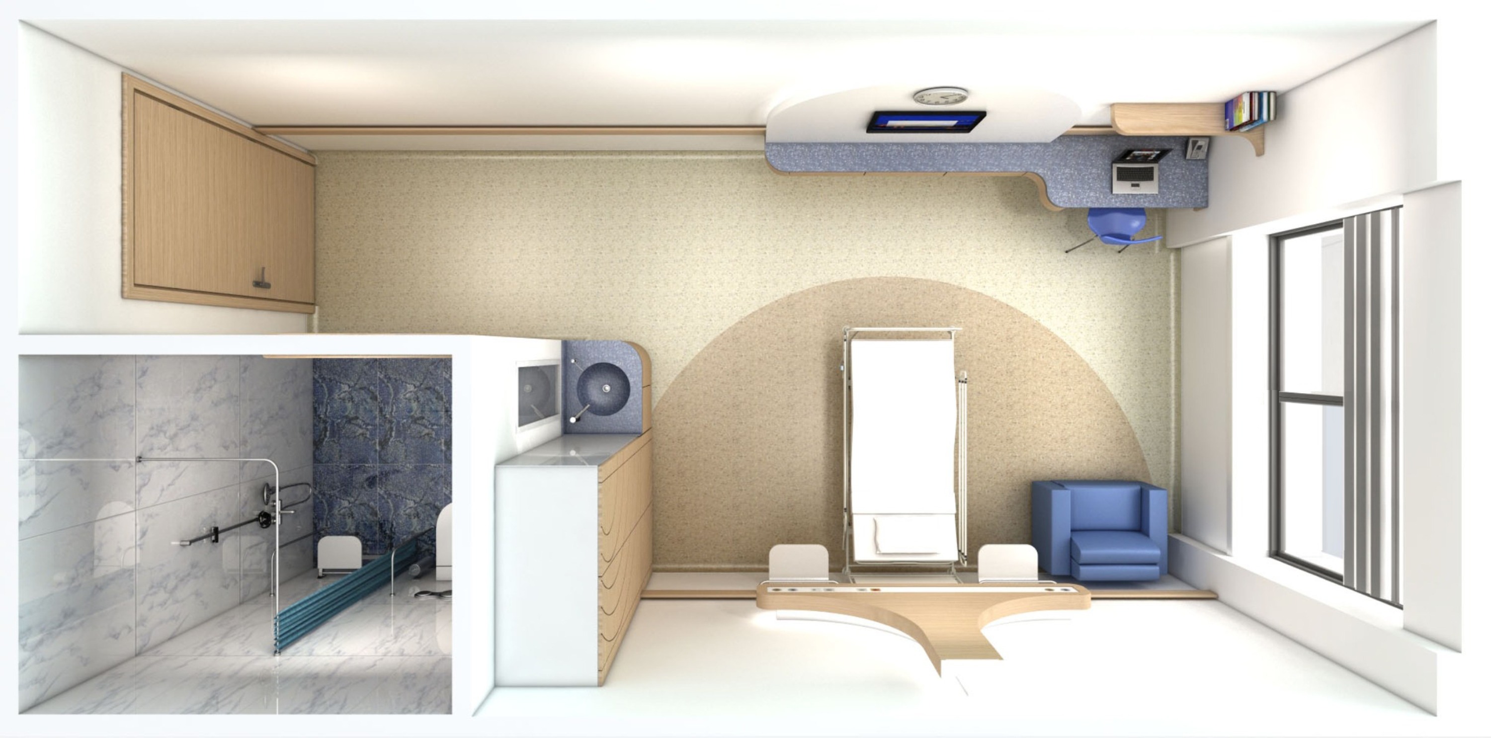 康复中心医院室内设计案例-13