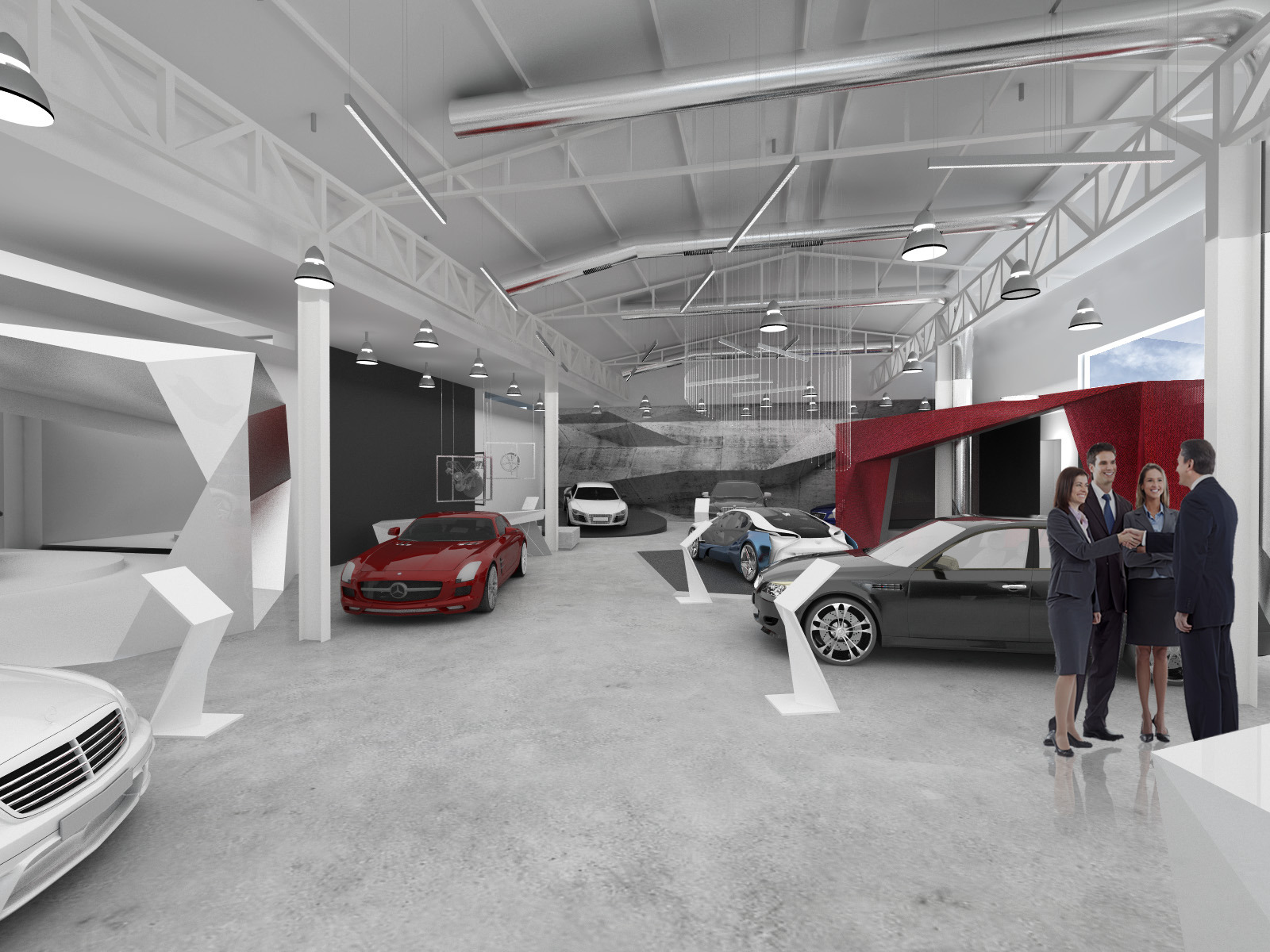 2018 年汽车展览馆室内设计赏析-5