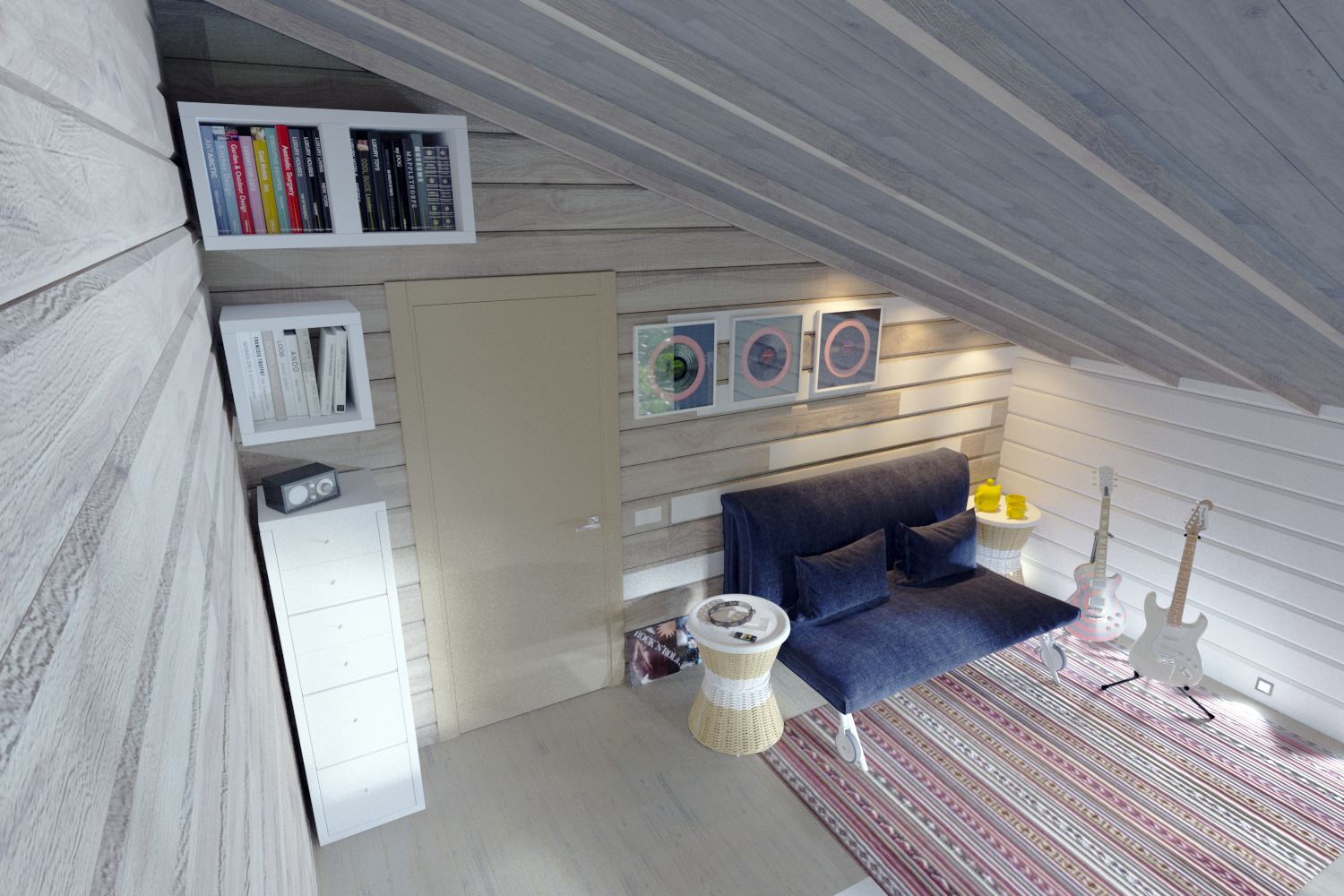 木质空间的艺术 | 温馨二居室的室内设计-44