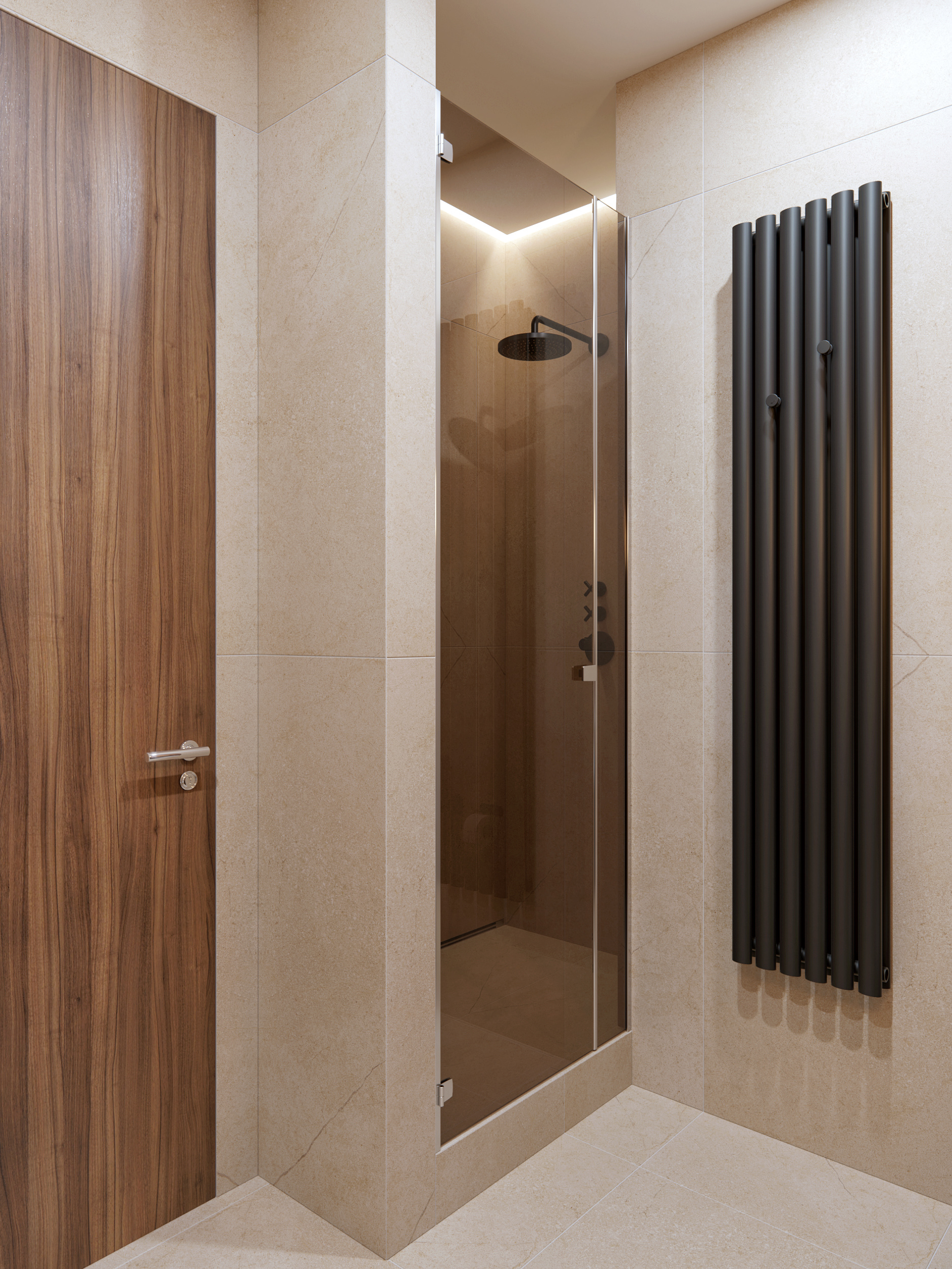 莫斯科 116 平米暗黑系室内设计-18