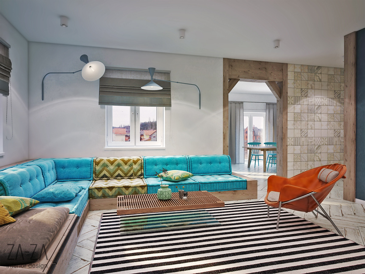 年轻公寓的极简生活空间-3