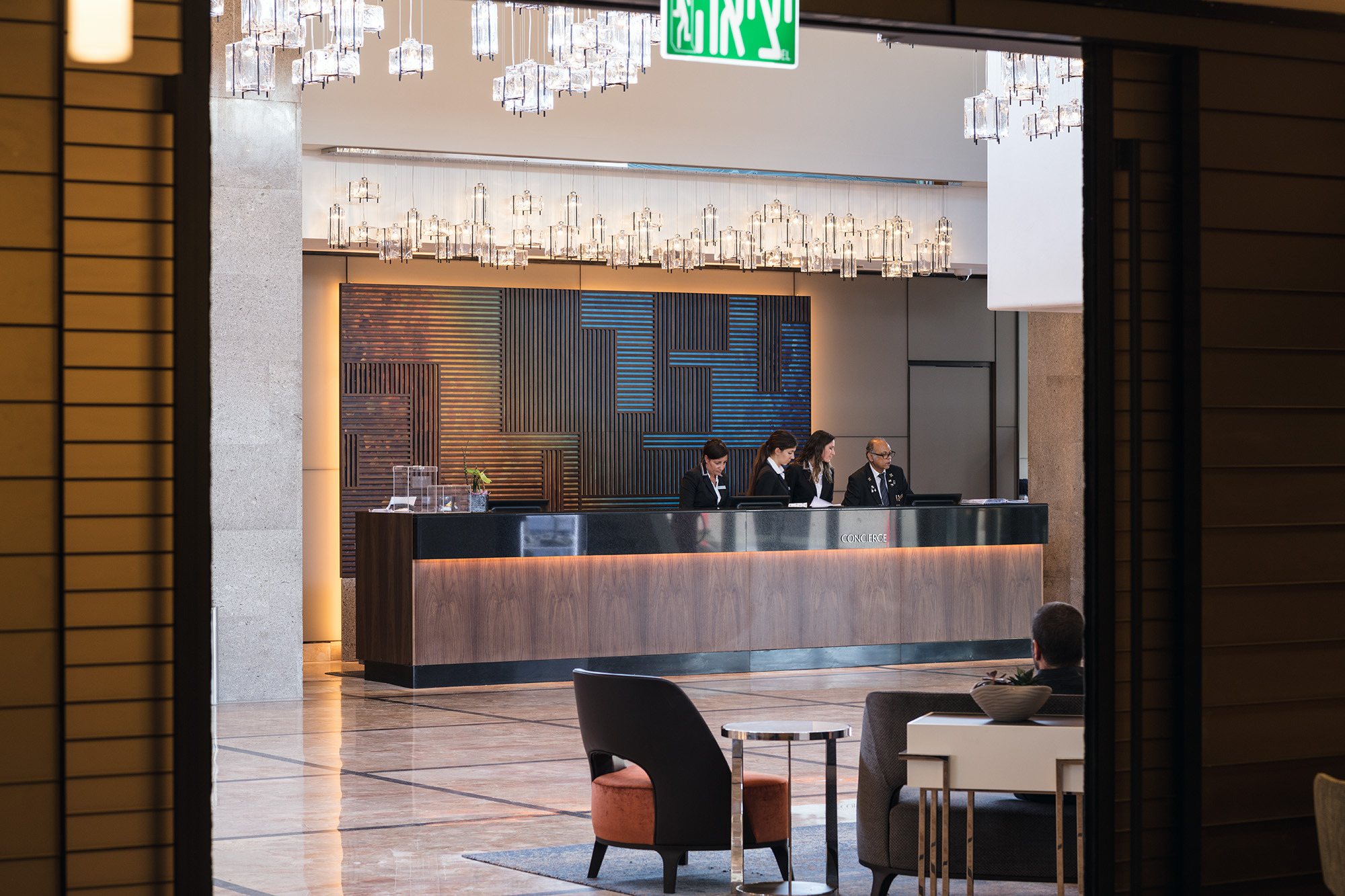 2017 年完成的以色列 Hilton 酒店室内设计案例-16