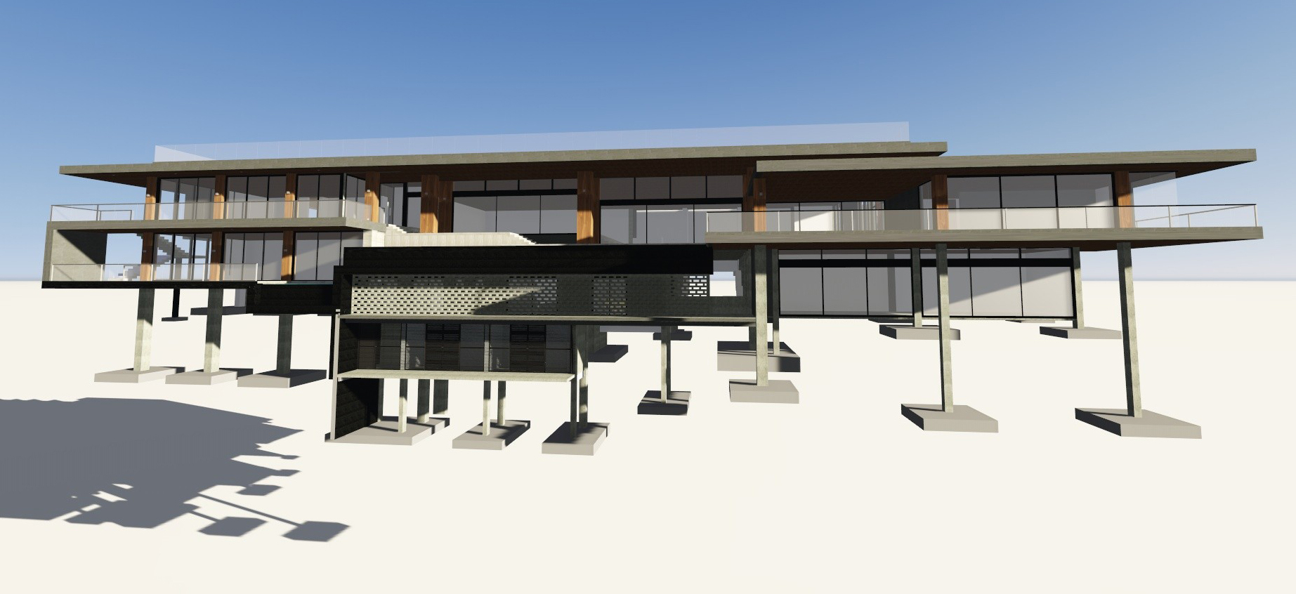 山间周末度假屋设计-21