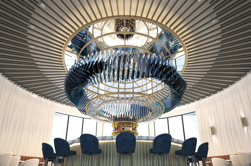 Blue Sevan 酒店 | 海浪元素的室内设计-7