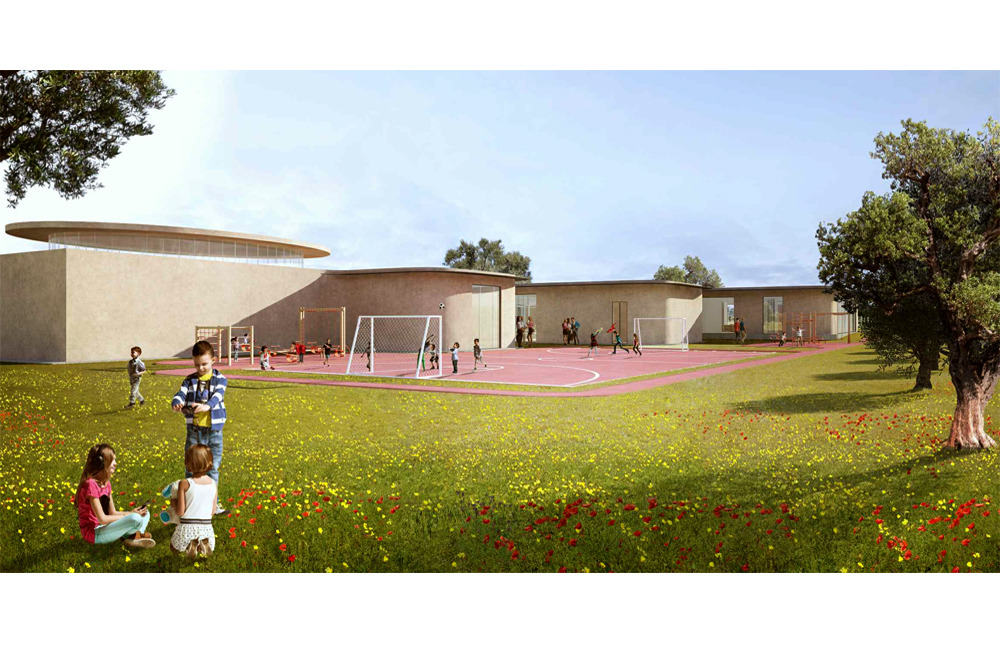 创新学校 | 融入自然的模块化教育空间-2