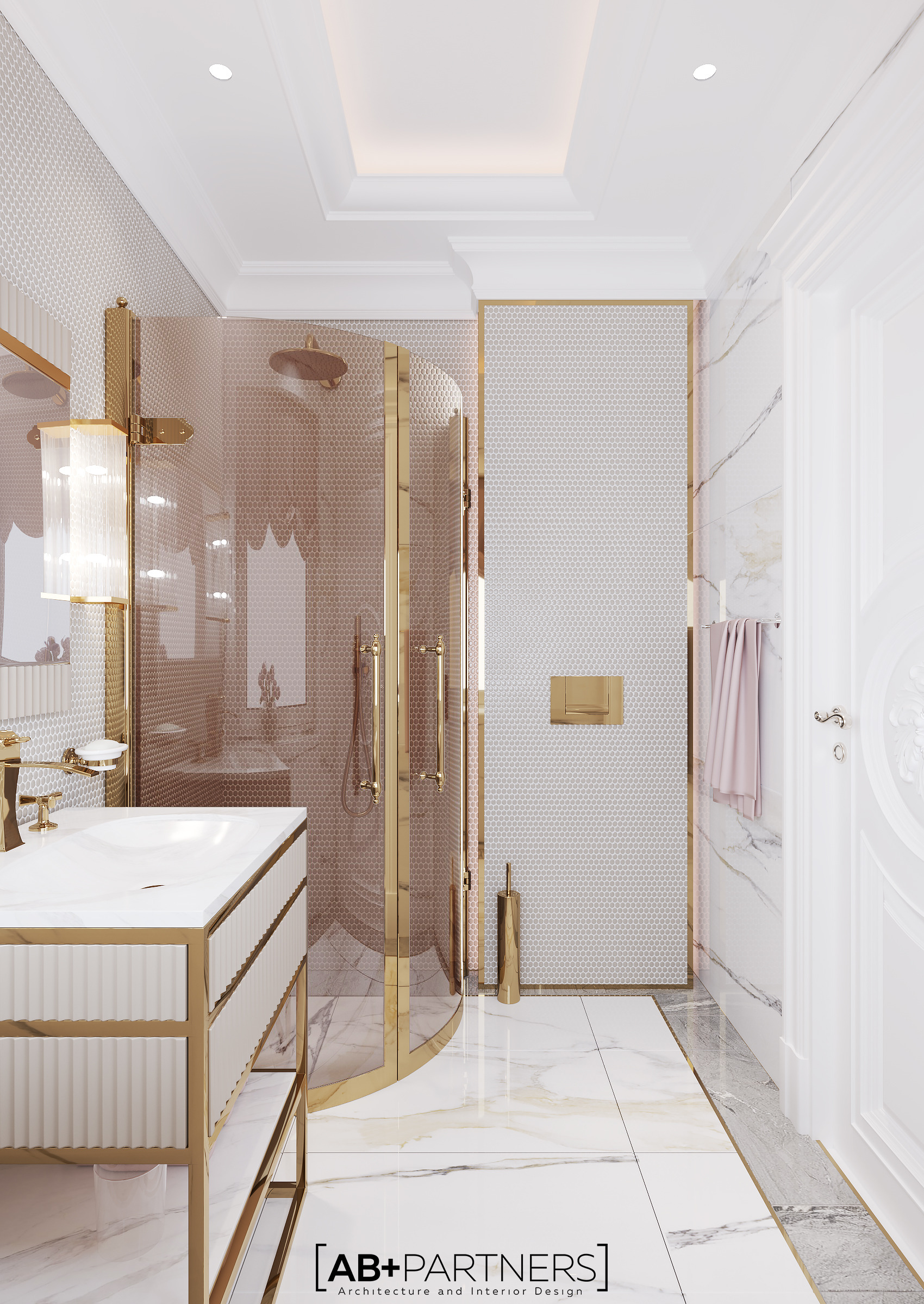 伦敦豪华别墅现代奢华室内设计-77