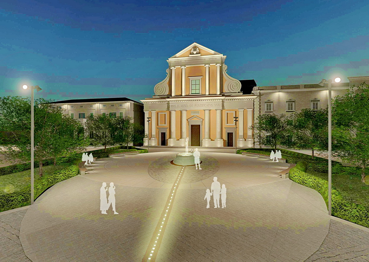 项目 A 阶段)中央核心区、铺路、家具和喷泉-25