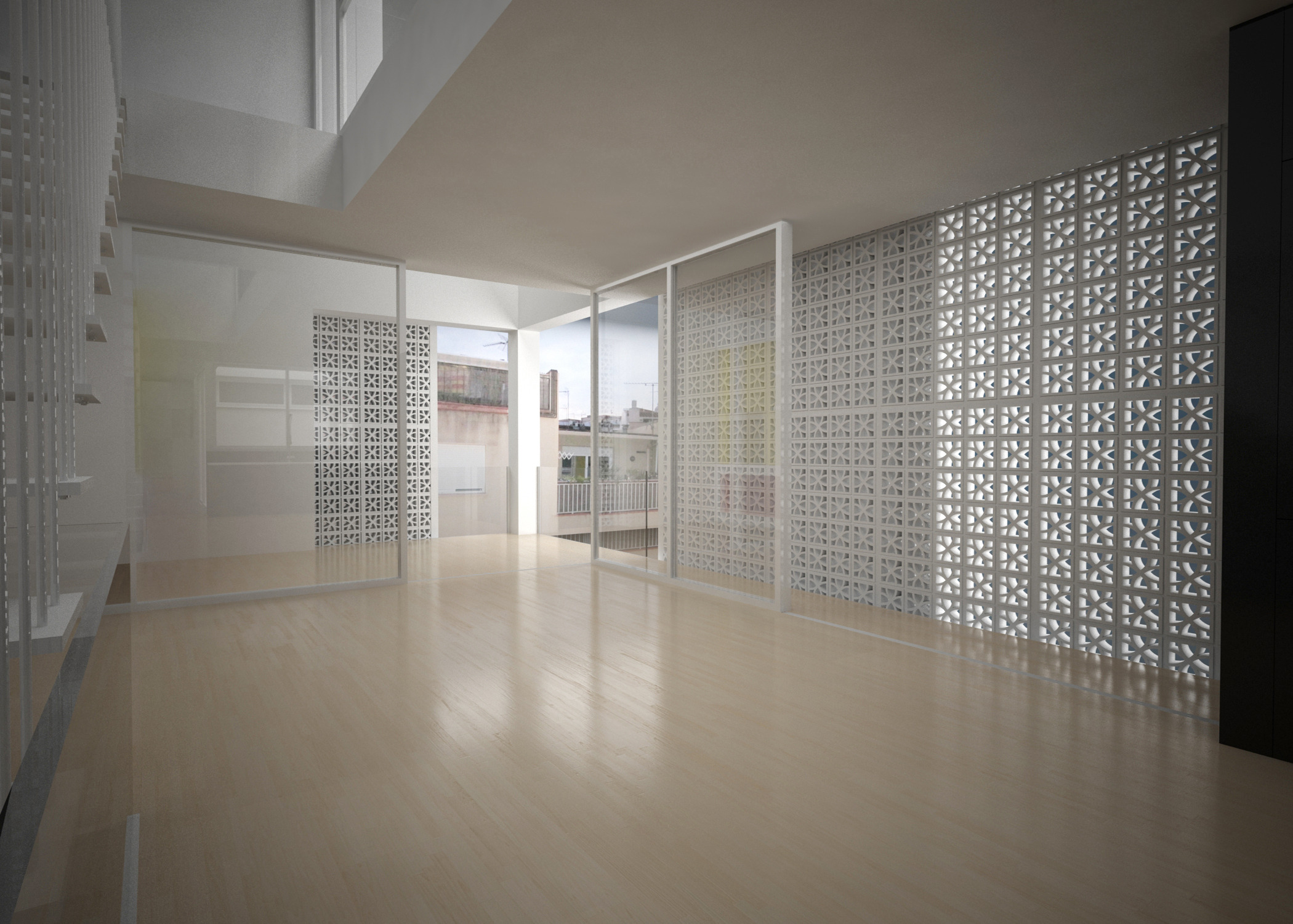 融合自然光与传统的现代住宅设计-4