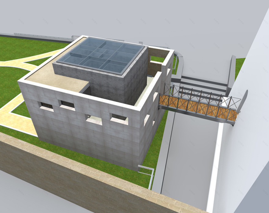 圣卡夏诺大教堂钟楼入口阶梯设计竞赛方案-2