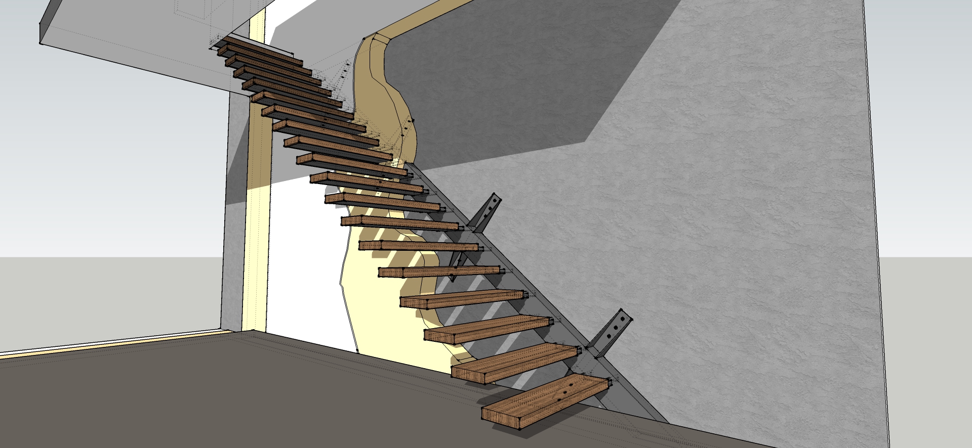 2017 年改造完成的古旧车库住宅-18