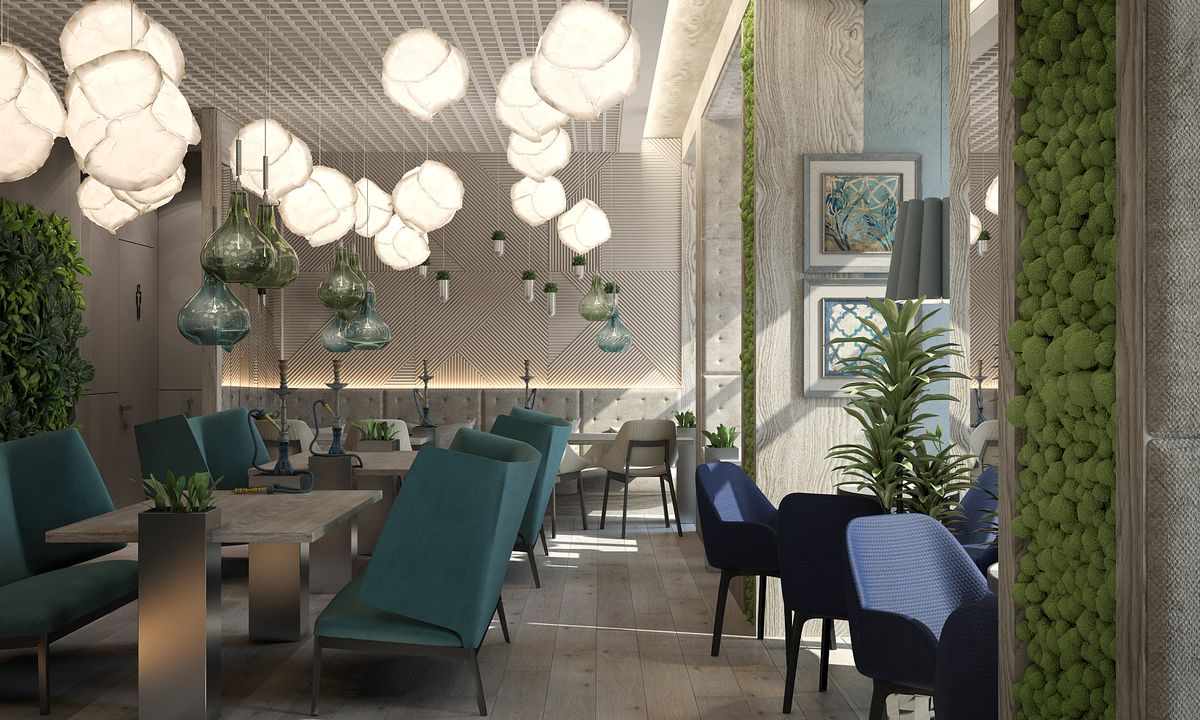 公园大道餐厅,哈尔科夫的中性色调折衷主义空间-8