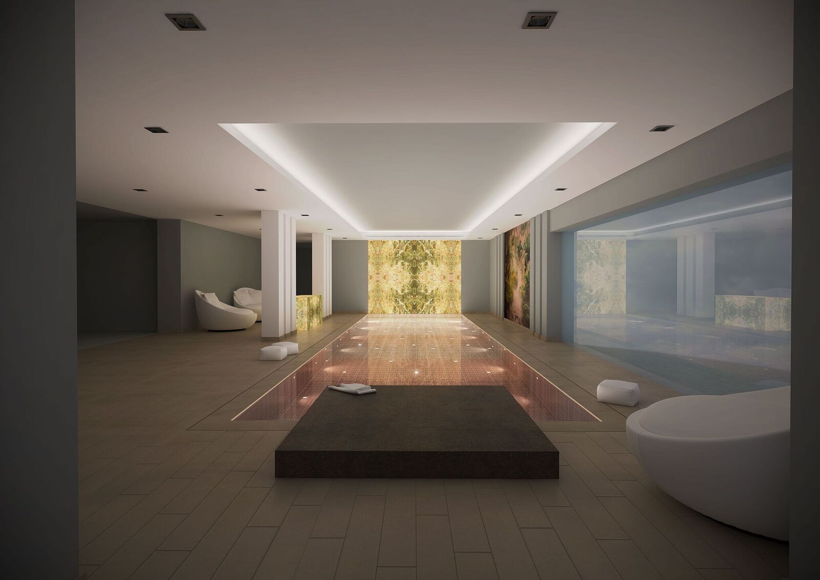 2015 年室内设计佳作 | 大理石与马赛克打造极致卫浴空间-3