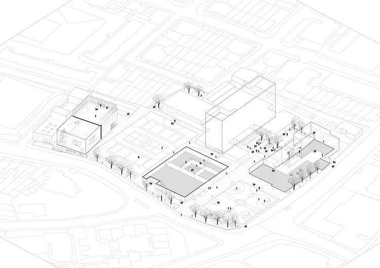 伦敦 Stepney Green College 校园改造-2