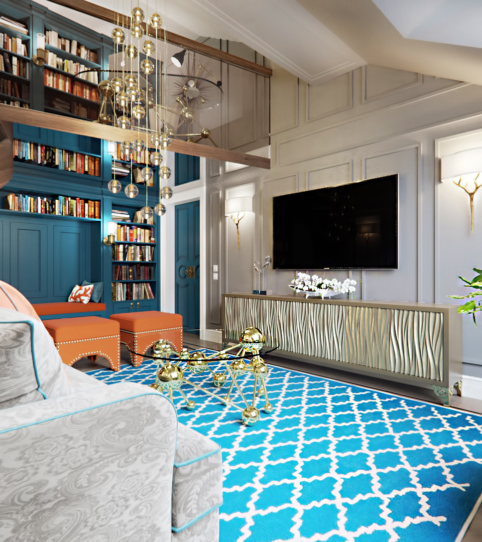 2017 年完成的莫斯科 Nevsky 公寓改造-1